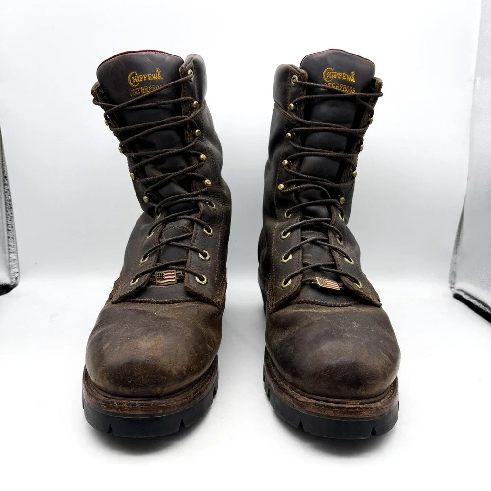 Chippewa thinsulate Leather Waterproof Insulate Sz 12 E #25408 0513